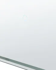 LED Bathroom Mirror OZENAY 100 cm 100 cm Silver_1088005