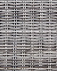 Set mit 2 Stühlen und Sitzkissen CASCAIS Polyrattan Grau_739933