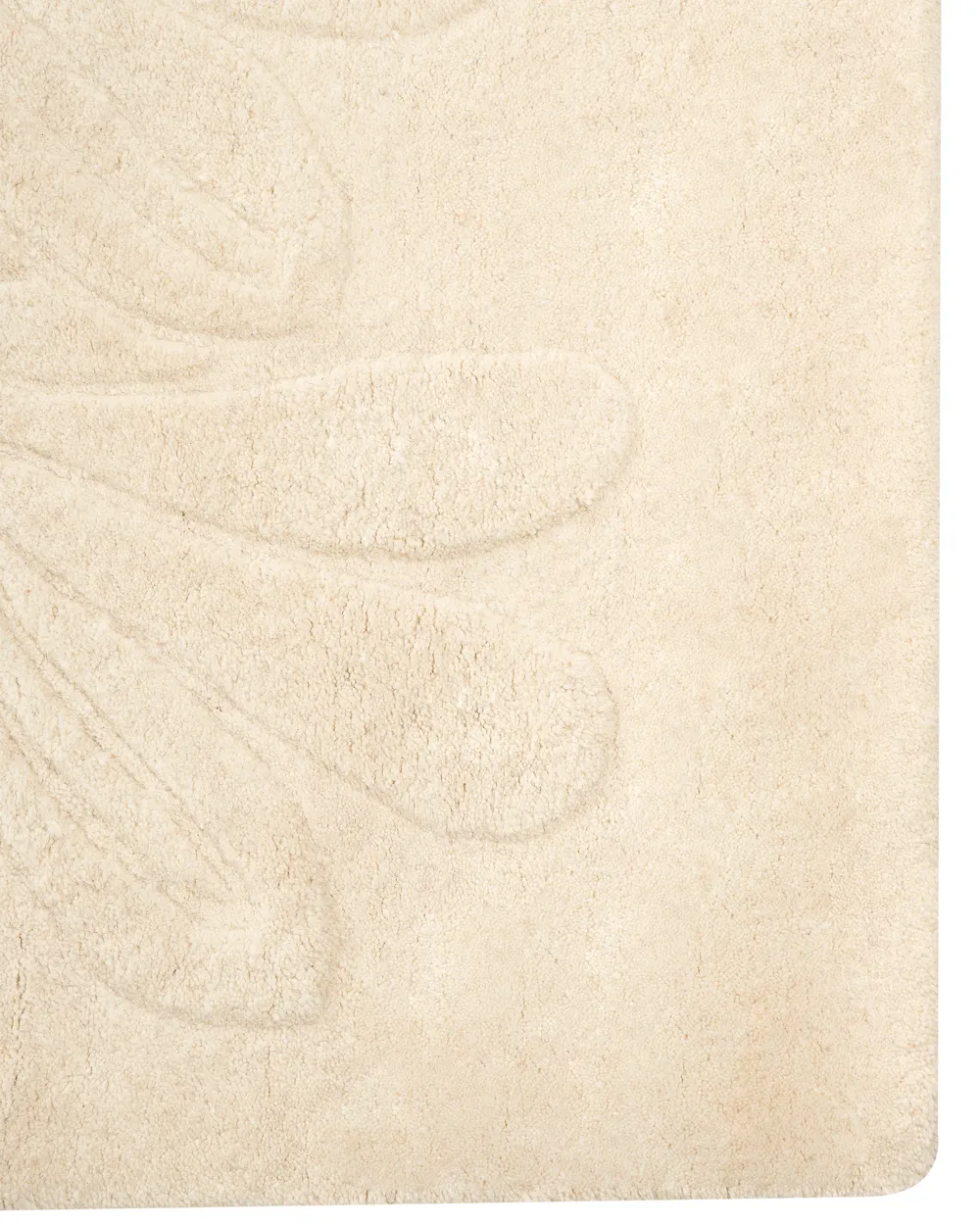 Teppich CHENNAI Hellbeige 200 x 300 cm Wolle_1037017
