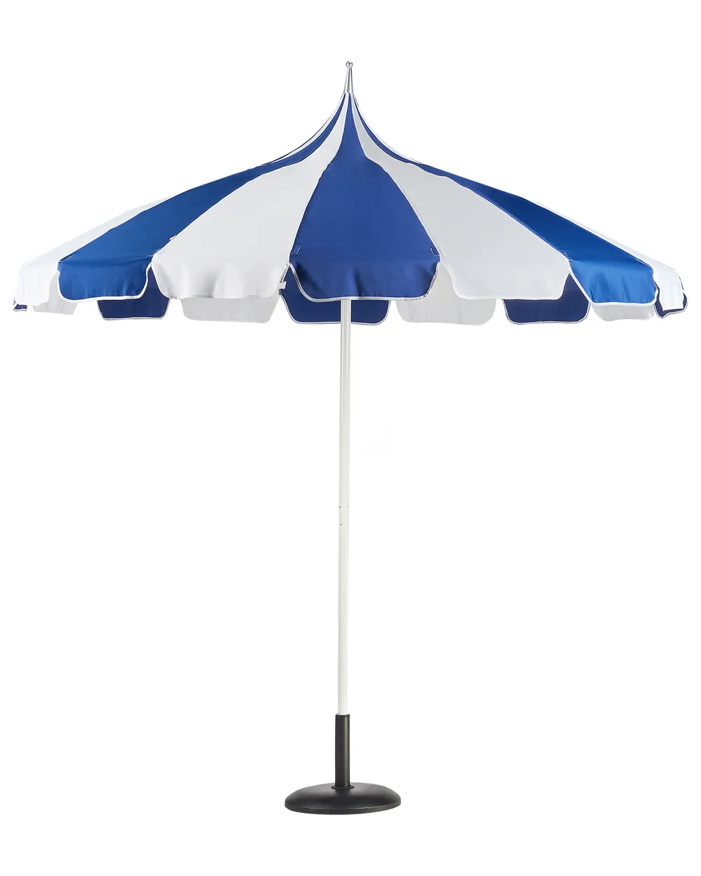 Marktschirm 245 cm MINOA Weiß / Blau_932187