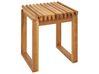 Outdoor Beistelltisch BELLANO 35 cm 40 cm Akazienholz Braun