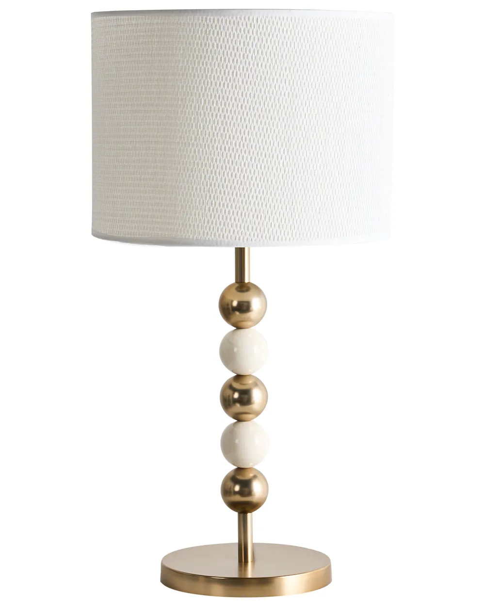 Tischlampe LOKY Metall Messing / Beige
