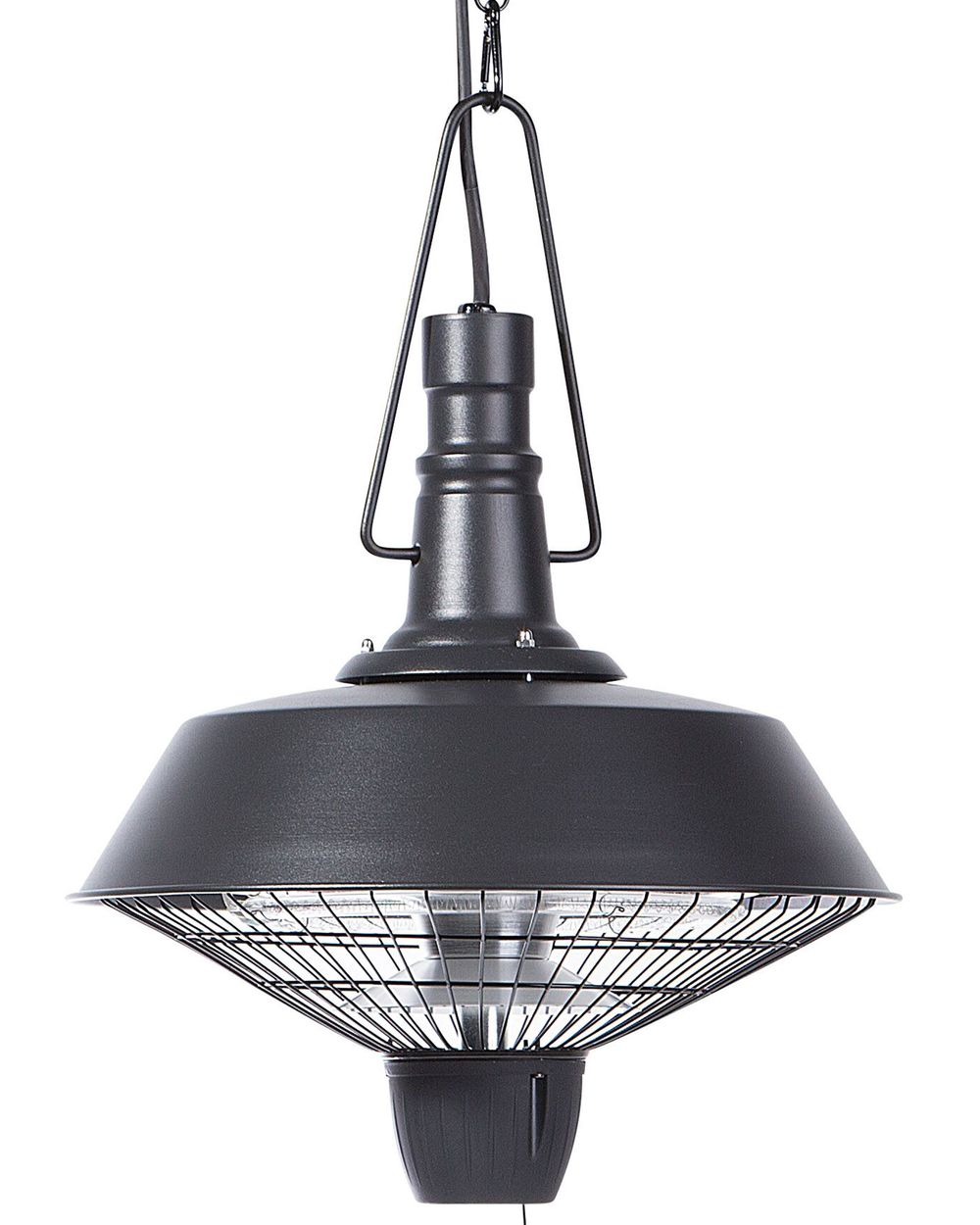 Hangende infrarood terrasverwarming AMIATA 2100 W Zwart