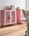 Schrank WAKATIPU Metall Rosa