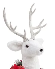 Christmas Decoration LISALMI 56 cm Reindeer White_1172502
