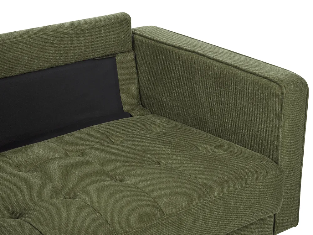Sofa 2-Sitzer NURMO Stoff Dunkelgrün_896017