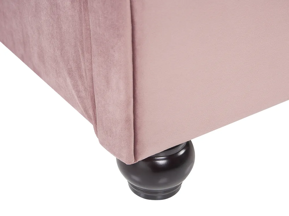 Vodeni krevet Samet AVALLON 160 x 200 cm Ružičasta_846764