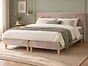 Boxspringbett Samtstoff MARQUISE 160 x 200 cm Beige