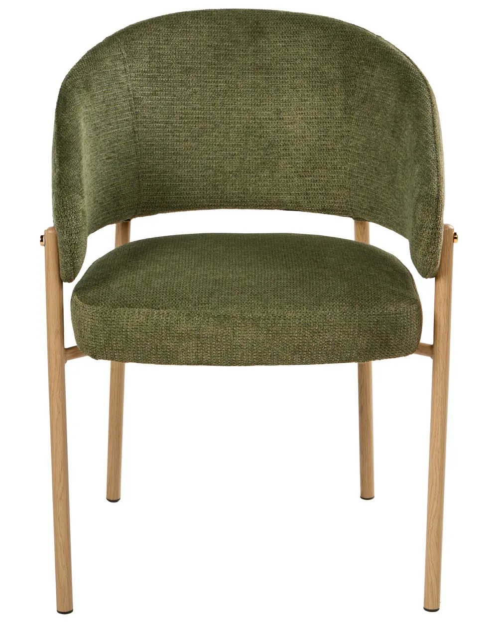 Set van 2 eetkamerstoelen ZANE Stof Groen_1042486