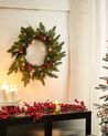Weihnachtskranz LED WHITEHORN 50 cm Dunkelgrün