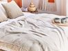 Kuscheldecke YARSA Baumwolle 125 x 150 cm Beige