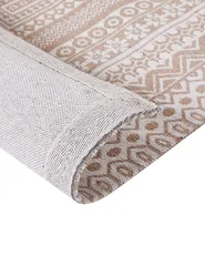 Teppich BAGLAR Weiß 160 x 230 cm Jute_853508
