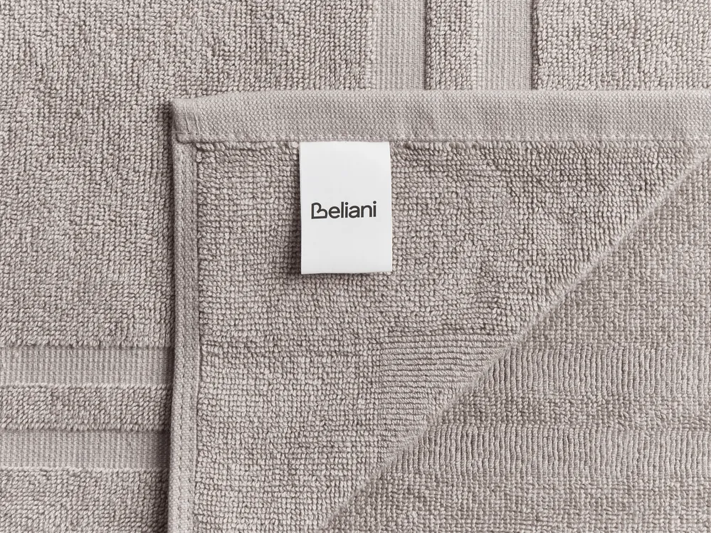 Set of 9 Towels ATAI Cotton Light Grey_971688