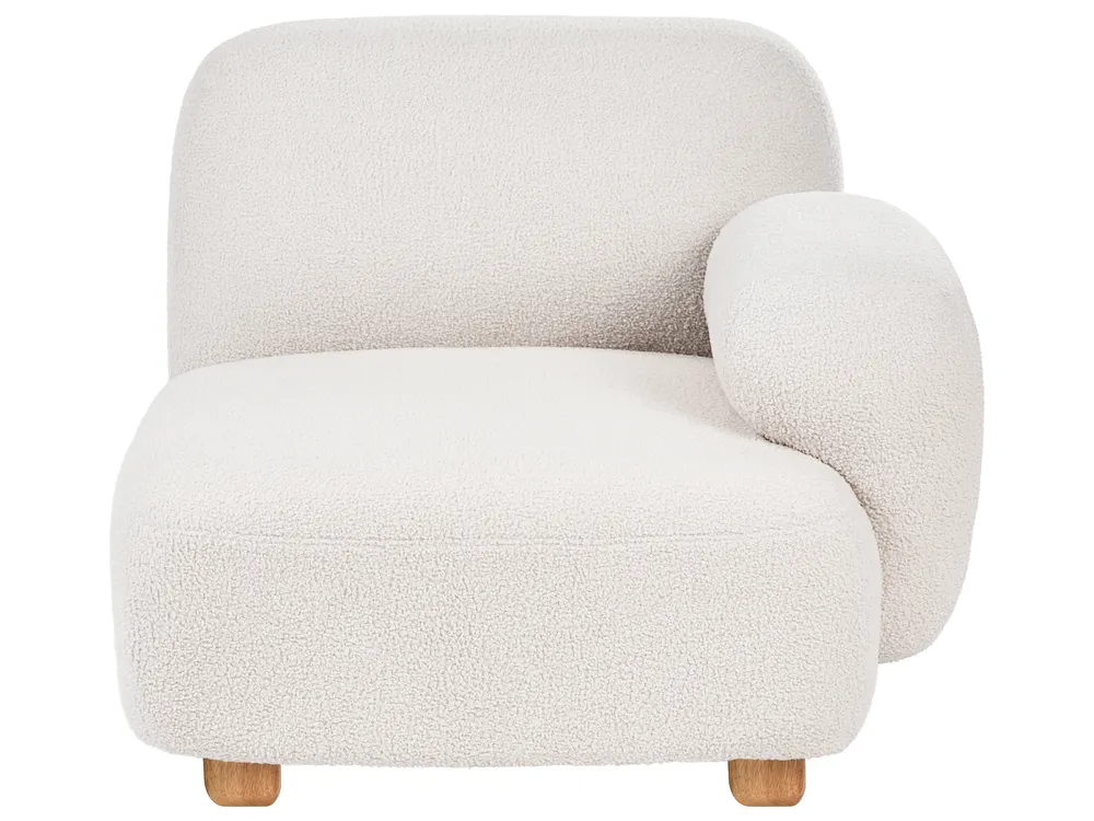 Modular Sofa 3 Seater AMLI with Ottoman Boucle Off-White_1070126