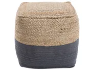 Pouf KIRAMA Jute Dunkelgrau_728780