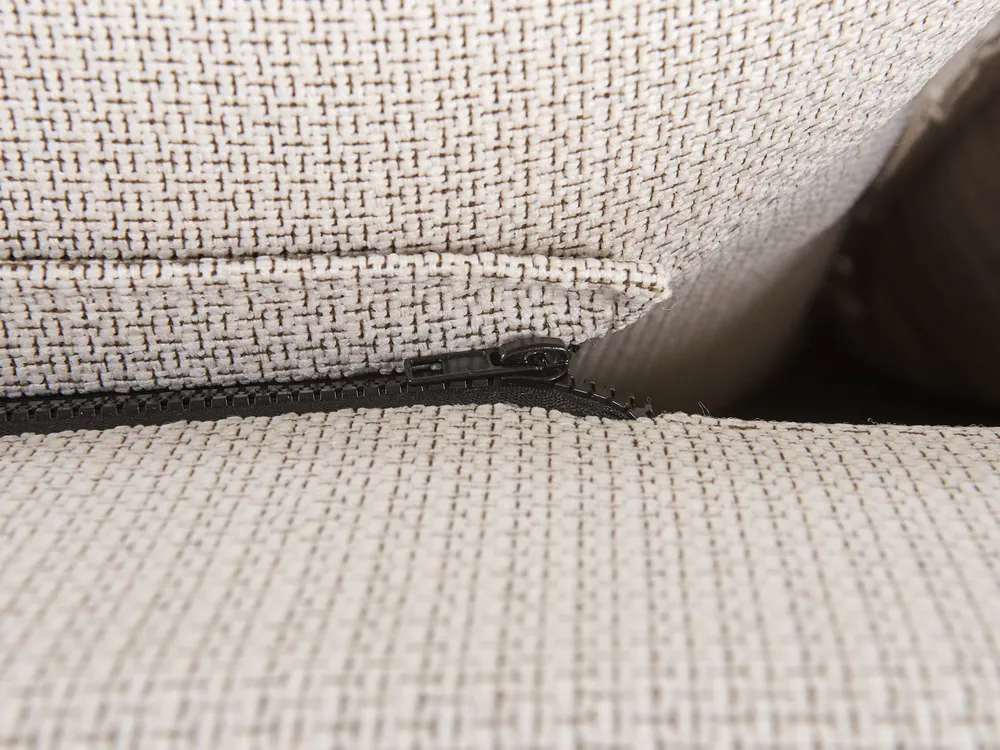 Bett mit Stauraum BAJONNA Stoff Beige 180 x 200 cm_970689