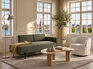 Chaiselongue SAVASSE Kunstleinen Grün_1156487