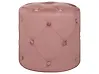 Pouf COROLLA Samtstoff Rosa