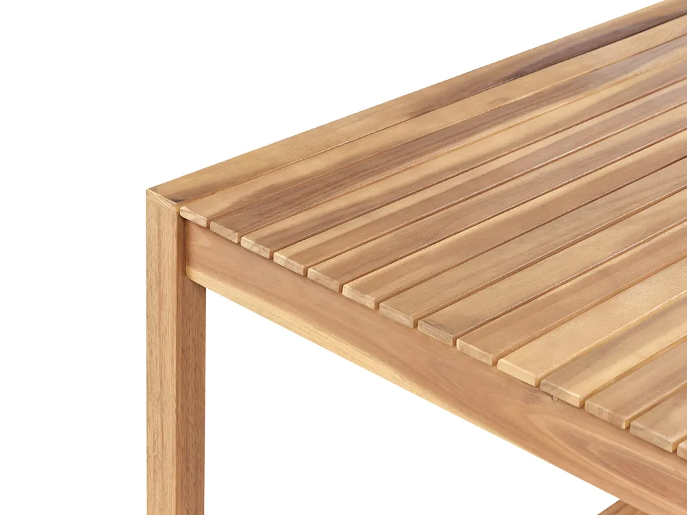 Gartentisch SASSARI II 180 cm 90 cm zertifiziertes Akazienholz Hellbraun_923725