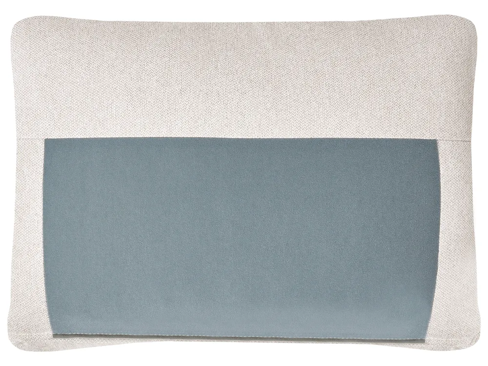 Ecksofa 2-Sitzer BREDA Stoff Hellbeige rechtsseitig_1078065
