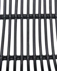 Set mit 2 Barstühlen TERRELL Rattan Schwarz_1072298