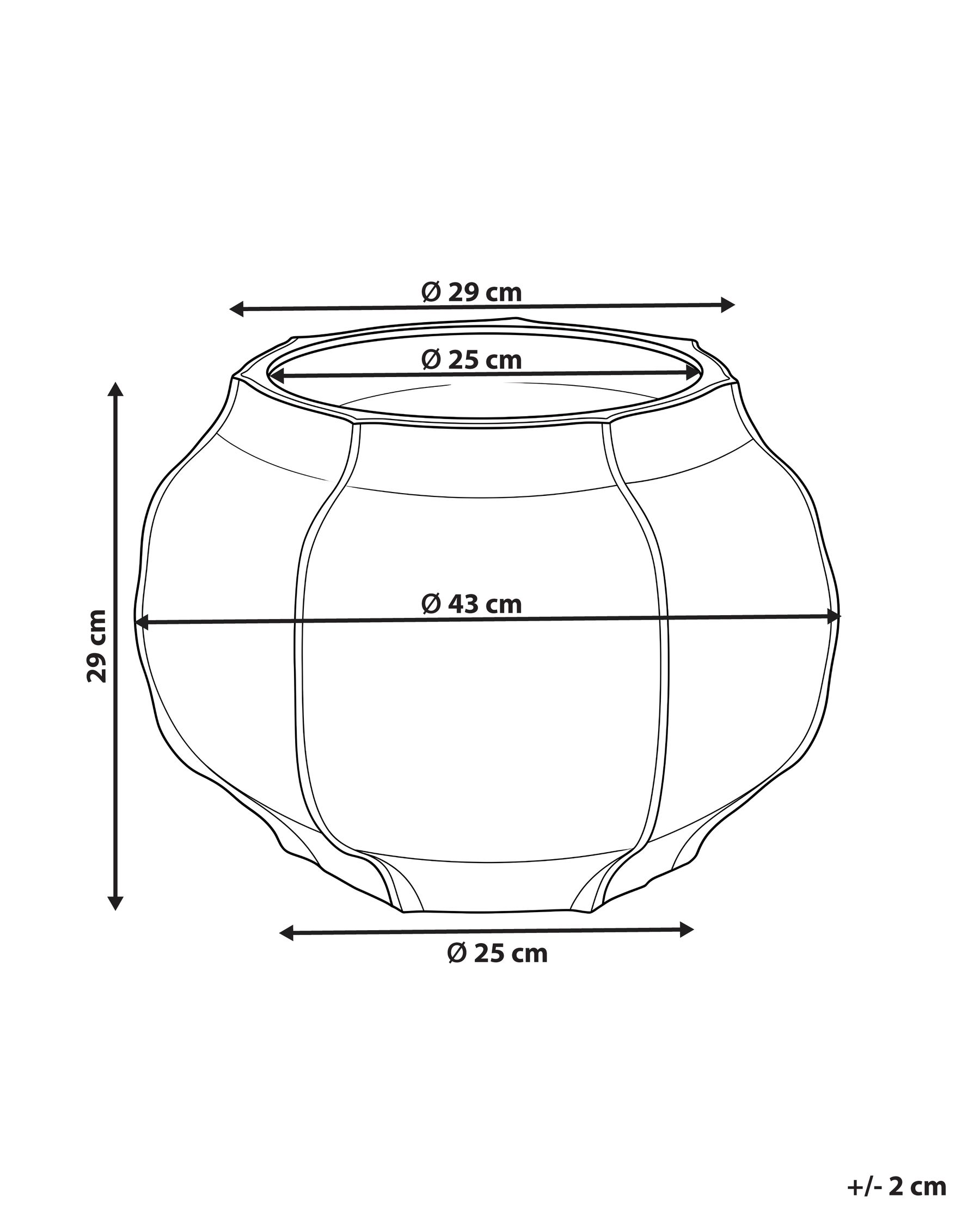 Cvjetni lonac INNTAL 43 cm bež_1161790
