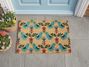 Fußmatte TANANA Bunt 45 x 75 cm Vogel Kokosfasern_1049698