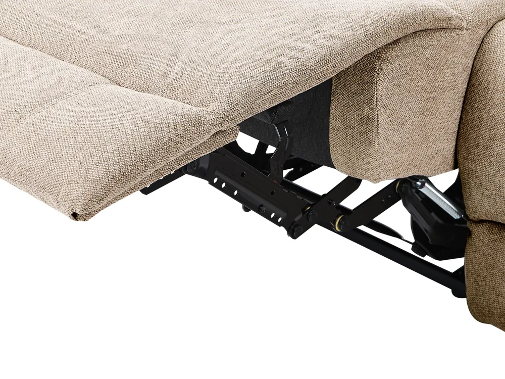 Sofa manuell verstellbar 2-Sitzer BERGEN Stoff Beige_1064863