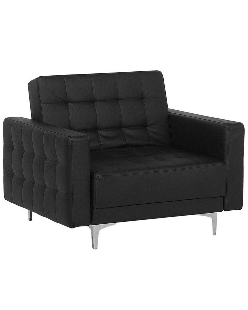 Sessel ABERDEEN Kunstleder Schwarz