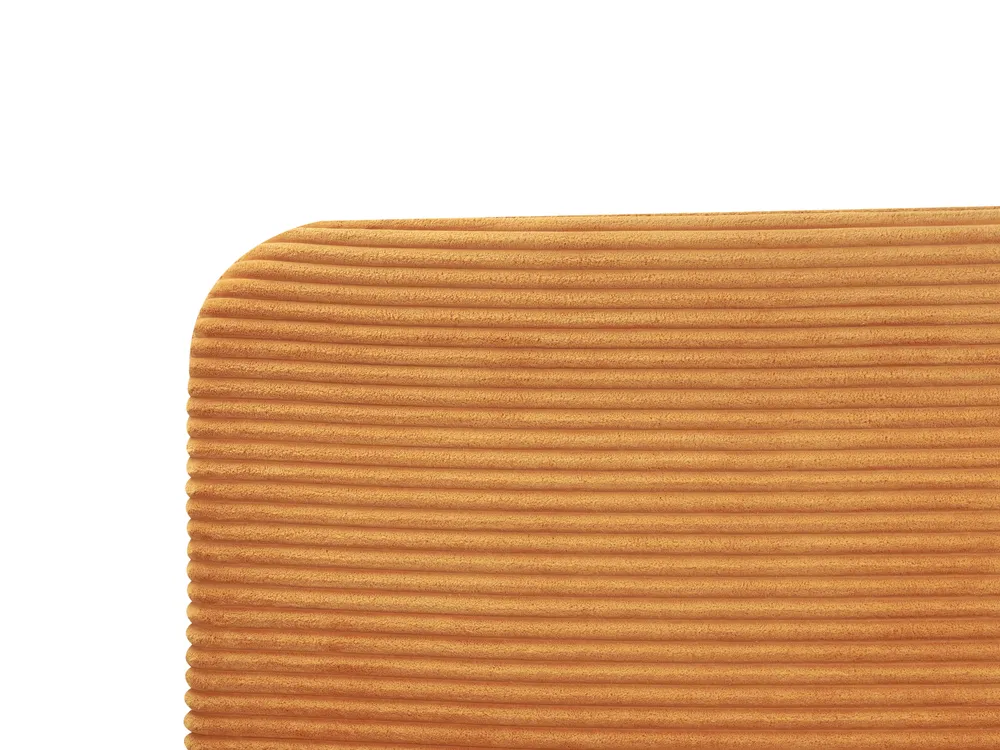 Bett mit Lattenrost Cord FLAYAT 140 x 200 cm Orange_967960