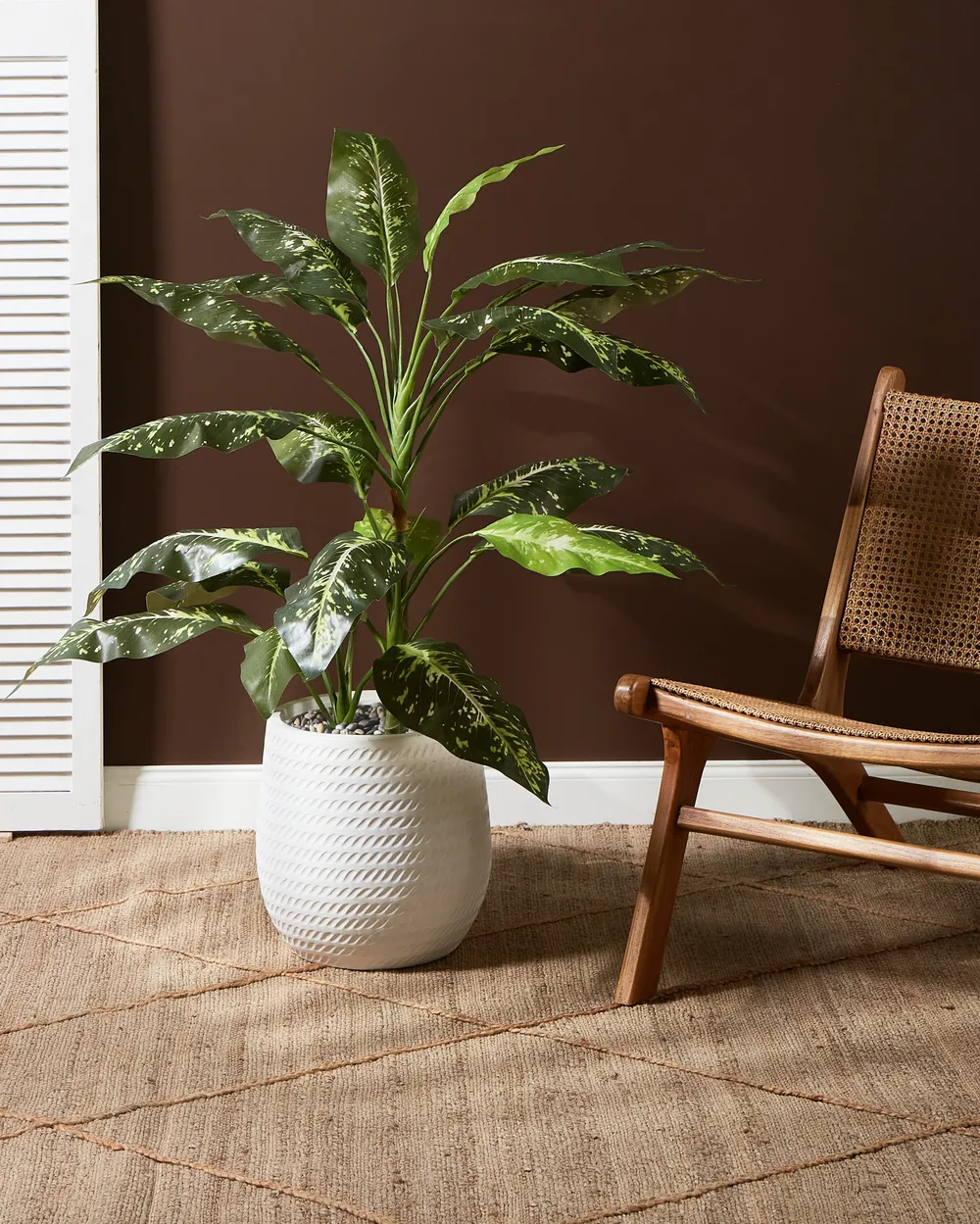 Blumenkübel LIVADIA 27 cm Cremeweiß