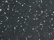 Beistelltisch FALIRO 37 cm 37 cm Terrazzo Optik Schwarz_1043479