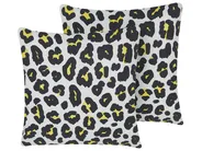 Gartenkissen 2er Set KARDITSA Tiermuster 45 x 45 cm Bunt_818611