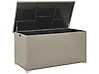 Aufbewahrungsbox MODENA 155 cm 75 cm Polyrattan Taupe