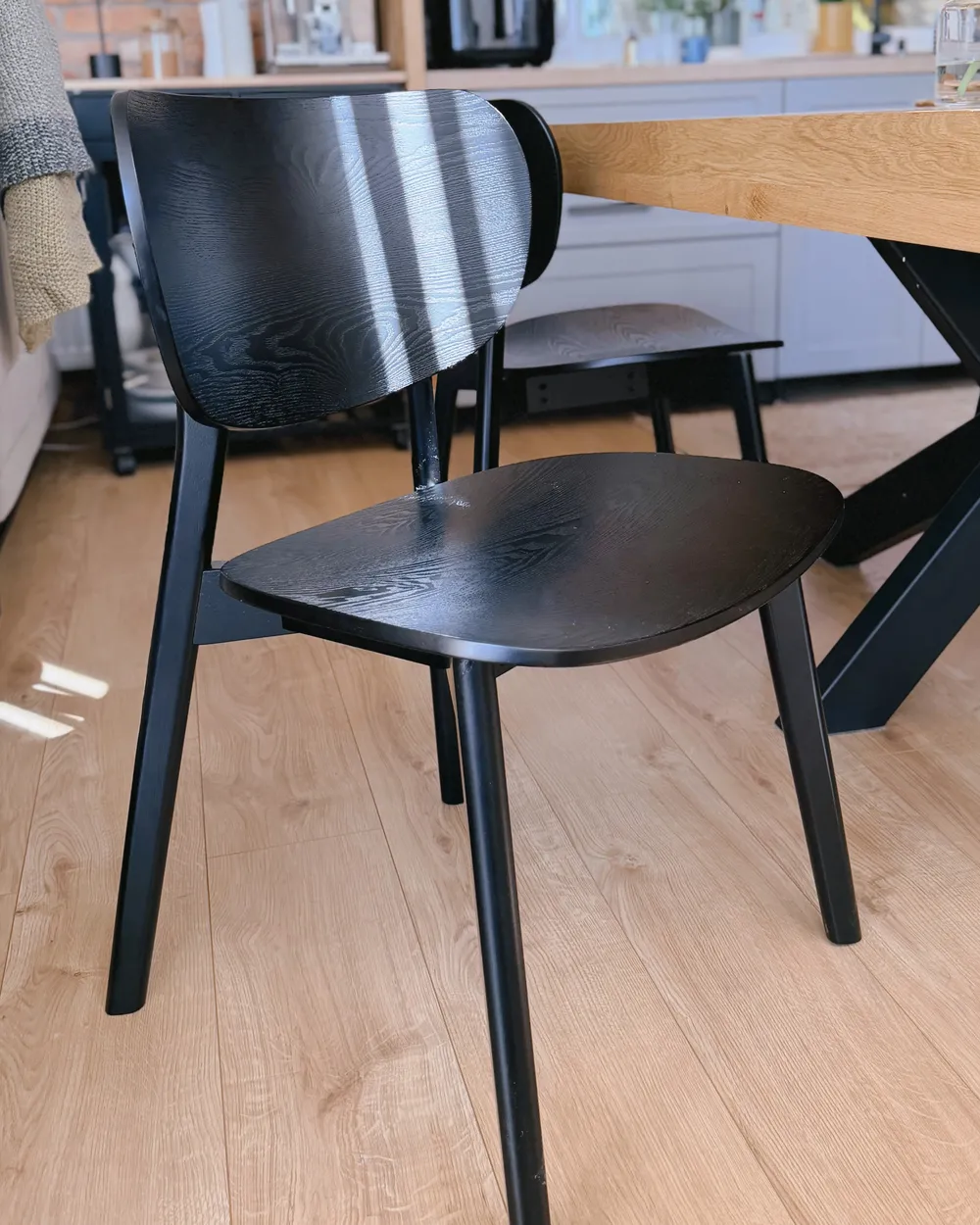 Esszimmerstuhl 2er Set OVERLY Holz Schwarze Esche_1063180