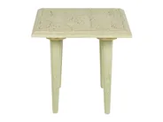 Set of 2 Side Tables BELIDHA Mango Wood Light Green_857051