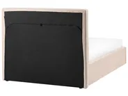 Bett mit Stauraum VION Bouclé Beige 120 x 200 cm_1062907