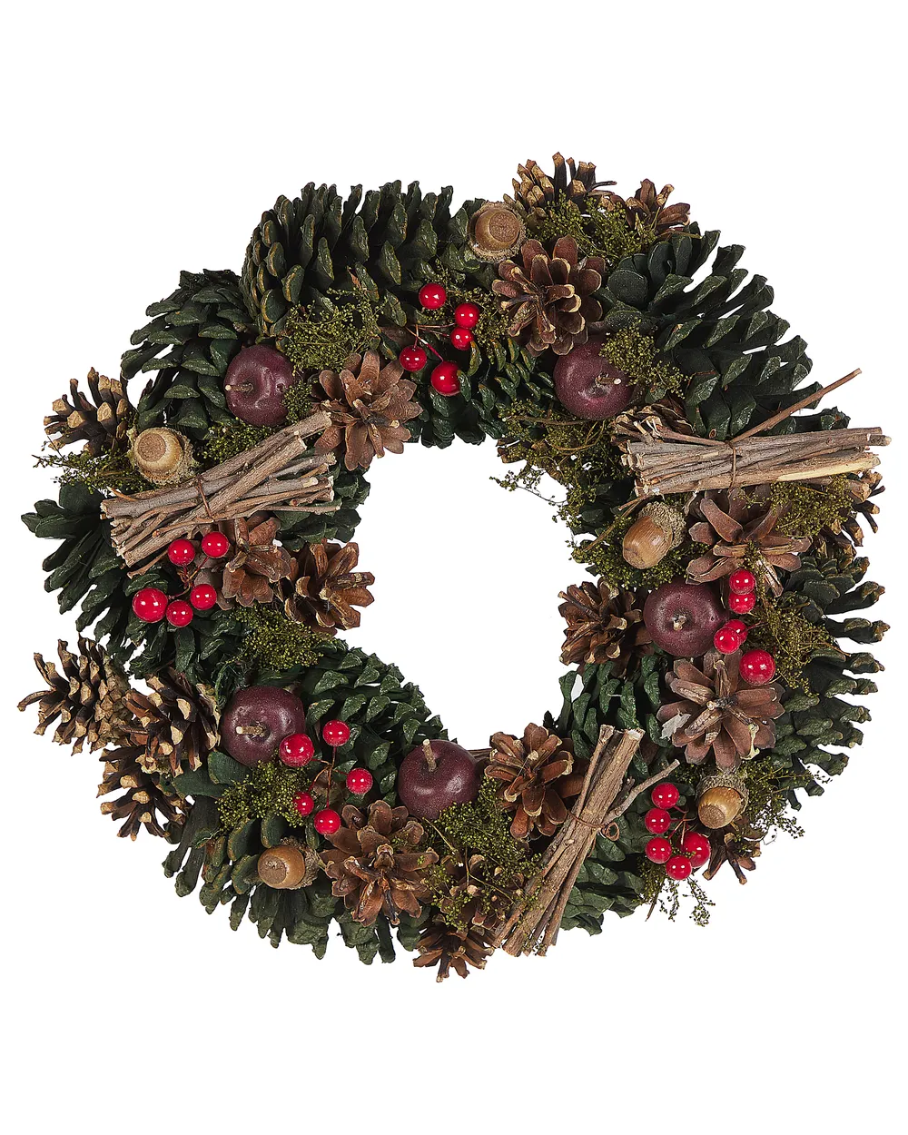 Weihnachtskranz NURMES 35 cm Grün
