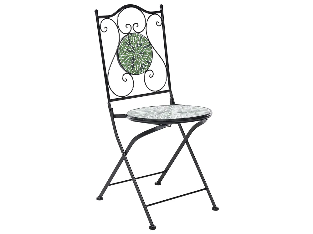 Bistro Set CIVATE Metall Schwarz_1066040