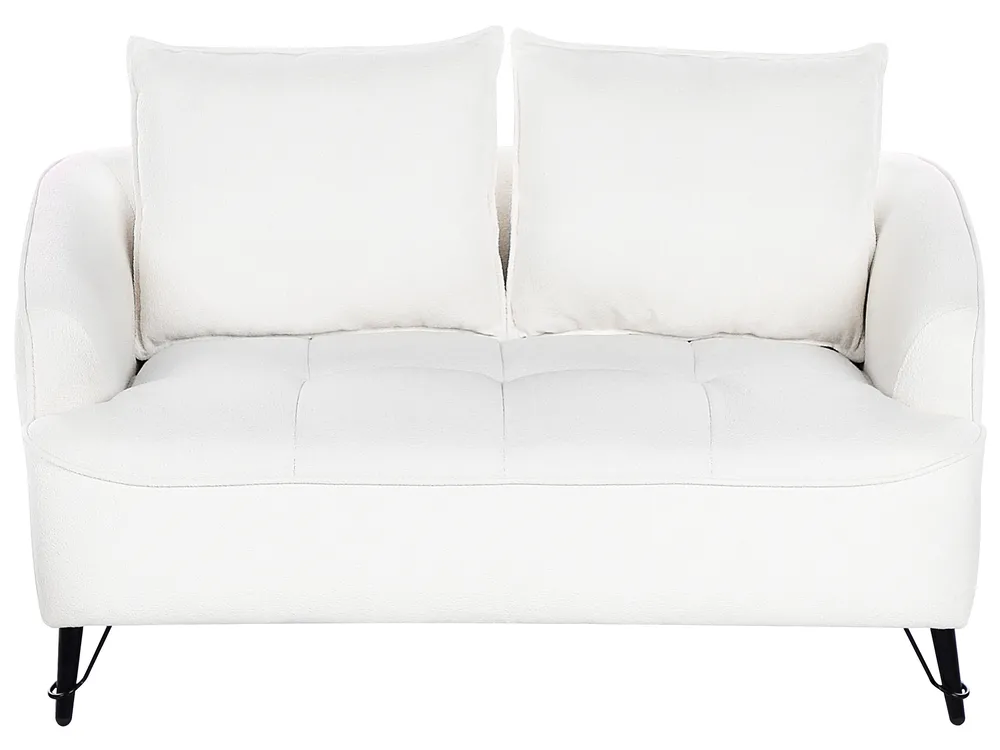 Sofa Set 5-Sitzer HOBRO Bouclé Weiß_948037