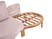 Garden Sofa 3 Seater ARZELLO Acacia Wood Light Brown_1163975