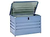 Aufbewahrungsbox CEBROSA 100 cm 62 cm Metall Blau