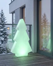 LED-Stehlampe für den Außenbereich FINNAN 83 cm Weihnachtsbaum Weiß_1022234