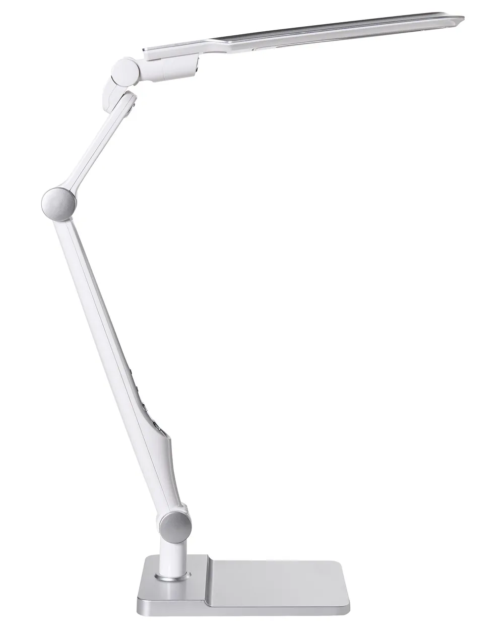 LED Schreibtischlampe PEGASI mit Dimmer Silber