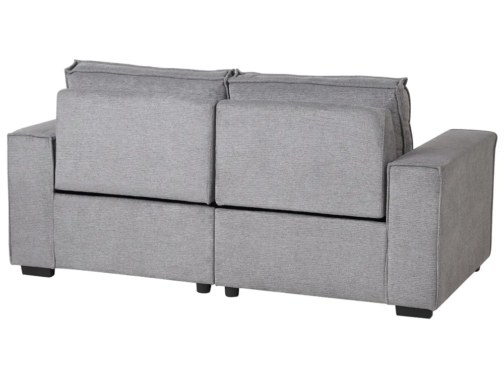 Sofa elektrisch verstellbar 2-Sitzer NUKARI Stoff Grau_999346