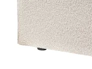 Krevet s prostorom za pohranu BRENON Buklé Krem bijela 140 x 200 cm_1055937