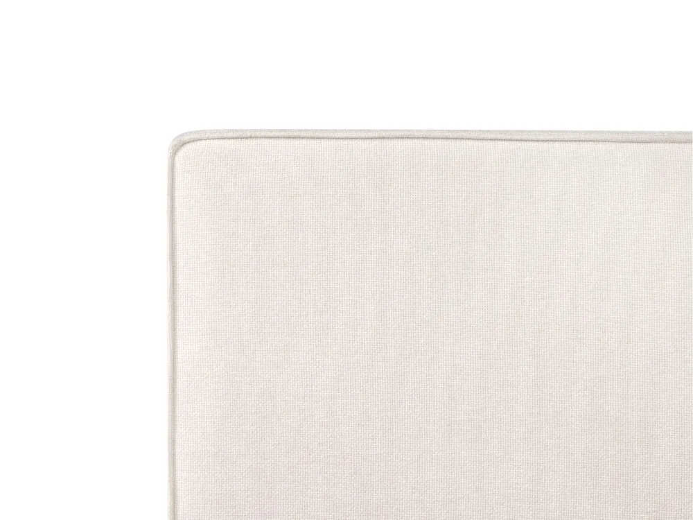 Ottoman Bed LAGARDE Fabric Off-White 180 x 200 cm (EU Super King)_1049437