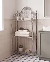 Regal VISANO 59 cm 123 cm Metall Grau