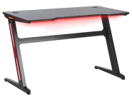 Gaming-Tisch DARFUR 120 cm 60 cm RGB LED Schwarz_795281