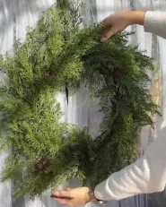 Christmas Wreath PANRUN 70 cm Green_1174026